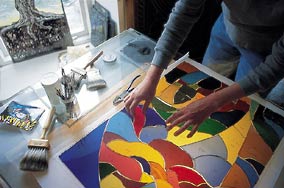 Sarianne Durie at her studio